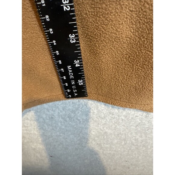 Sherpa Coat Size Medium Cowgirl Jacket Faux Cowhide Susan Graver - Picture 9 of 9